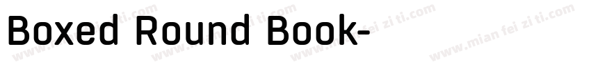 Boxed Round Book字体转换